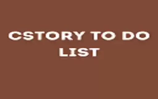 CStory To Do List from Chrome web store to be run with OffiDocs Chromium online CStory To Do List from Chrome web store to be run with OffiDocs Chromium online