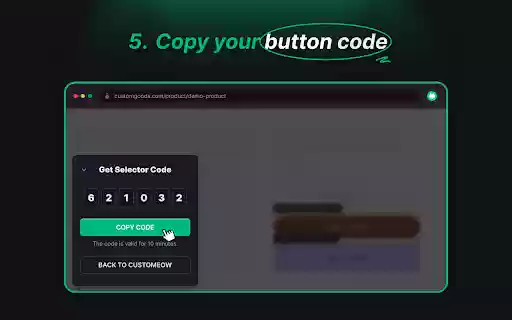 CustoMeow Selector: Get your Add to Cart Button element from Chrome web store to be run with OffiDocs Chromium online CustoMeow Selector: Get your Add to Cart Button element from Chrome web store to be run with OffiDocs Chromium online