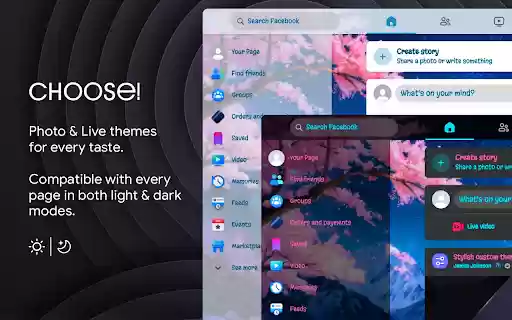 Custom Themes for Facebook from Chrome web store to be run with OffiDocs Chromium online Custom Themes for Facebook from Chrome web store to be run with OffiDocs Chromium online
