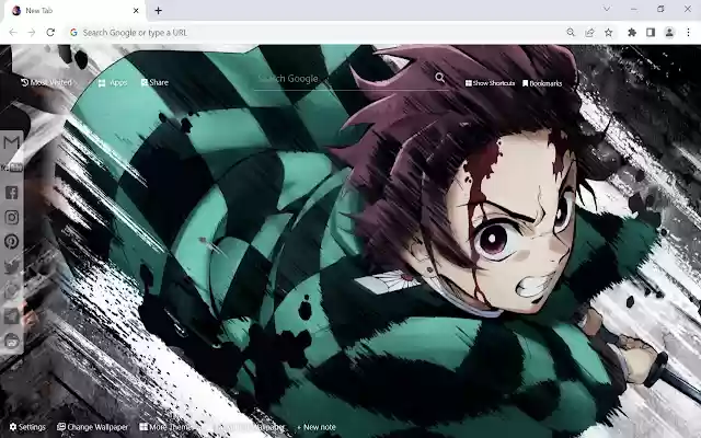 Demon Slayer Tanjiro Wallpaper from Chrome web store to be run with OffiDocs Chromium online Demon Slayer Tanjiro Wallpaper from Chrome web store to be run with OffiDocs Chromium online
