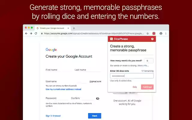 DicePhrase from Chrome web store to be run with OffiDocs Chromium online DicePhrase from Chrome web store to be run with OffiDocs Chromium online