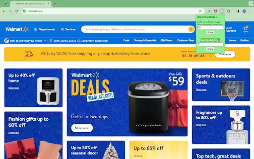 DimeTime Saver from Chrome web store to be run with OffiDocs Chromium online DimeTime Saver from Chrome web store to be run with OffiDocs Chromium online