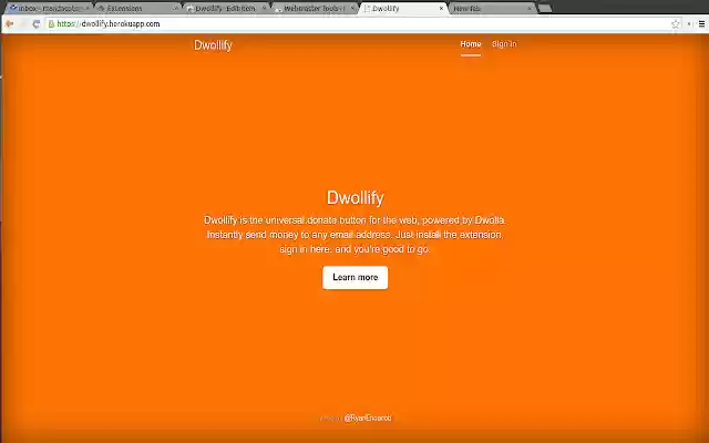 Dwollify from Chrome web store to be run with OffiDocs Chromium online Dwollify from Chrome web store to be run with OffiDocs Chromium online