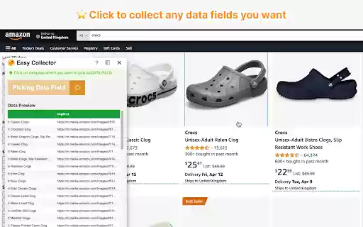Easy Collector list data scraper on any webpage from Chrome web store to be run with OffiDocs Chromium online Easy Collector list data scraper on any webpage from Chrome web store to be run with OffiDocs Chromium online