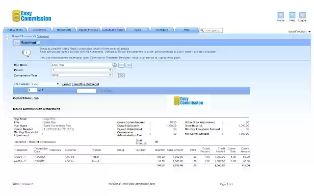 Easy Commission Sales Commission Solution from Chrome web store to be run with OffiDocs Chromium online Easy Commission Sales Commission Solution from Chrome web store to be run with OffiDocs Chromium online