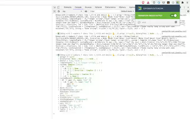Elm Debug Helper from Chrome web store to be run with OffiDocs Chromium online Elm Debug Helper from Chrome web store to be run with OffiDocs Chromium online