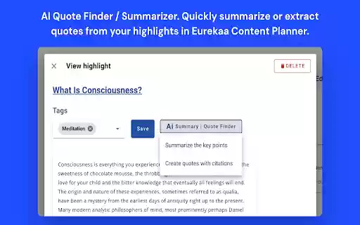Eurekaa Highlight Clipper from Chrome web store to be run with OffiDocs Chromium online Eurekaa Highlight Clipper from Chrome web store to be run with OffiDocs Chromium online