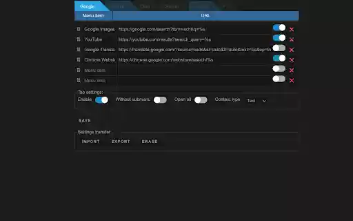 Expand Search Context Menu from Chrome web store to be run with OffiDocs Chromium online Expand Search Context Menu from Chrome web store to be run with OffiDocs Chromium online