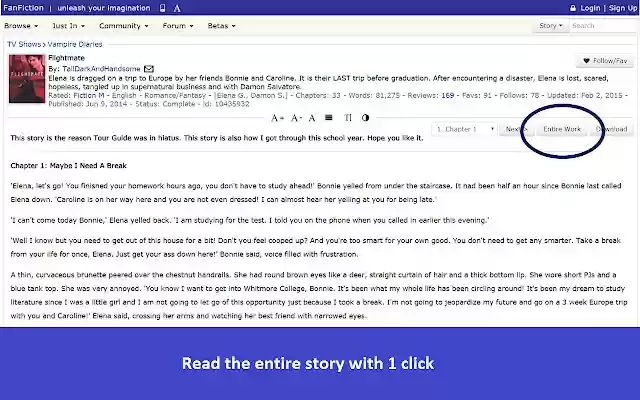 FanfictionUltimate from Chrome web store to be run with OffiDocs Chromium online FanfictionUltimate from Chrome web store to be run with OffiDocs Chromium online