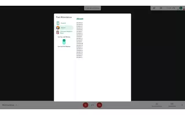 Fast Attendance from Chrome web store to be run with OffiDocs Chromium online Fast Attendance from Chrome web store to be run with OffiDocs Chromium online