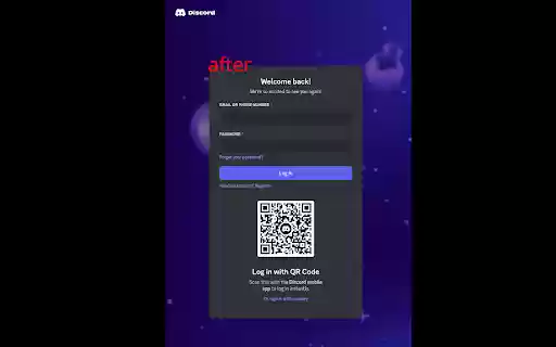 Fix Discord login QR code layout from Chrome web store to be run with OffiDocs Chromium online Fix Discord login QR code layout from Chrome web store to be run with OffiDocs Chromium online