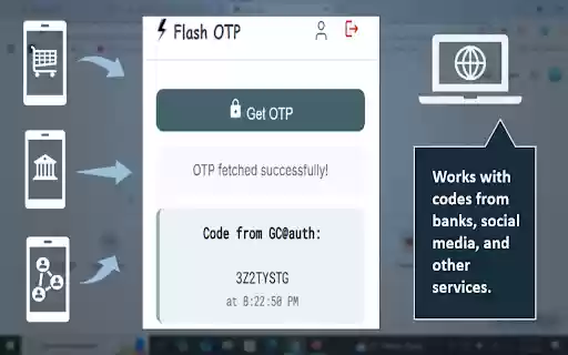 Flash OTP from Chrome web store to be run with OffiDocs Chromium online Flash OTP from Chrome web store to be run with OffiDocs Chromium online