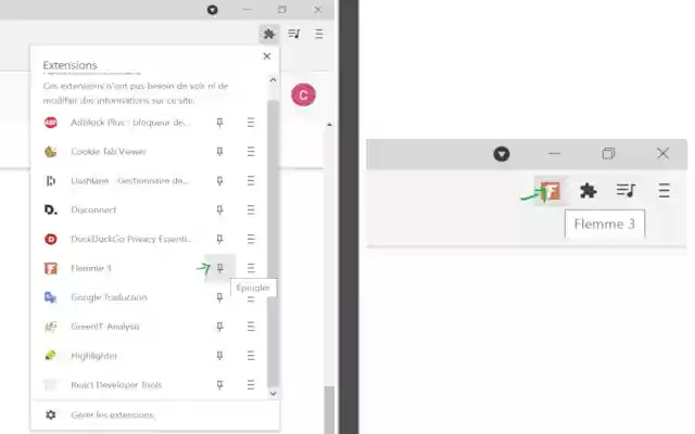 Flemme 3 from Chrome web store to be run with OffiDocs Chromium online Flemme 3 from Chrome web store to be run with OffiDocs Chromium online