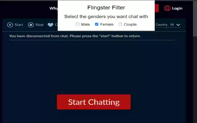 Flingster Filter from Chrome web store to be run with OffiDocs Chromium online Flingster Filter from Chrome web store to be run with OffiDocs Chromium online