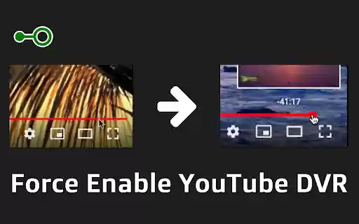 Force enable YouTube DVR from Chrome web store to be run with OffiDocs Chromium online Force enable YouTube DVR from Chrome web store to be run with OffiDocs Chromium online