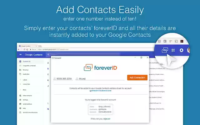 foreverID from Chrome web store to be run with OffiDocs Chromium online foreverID from Chrome web store to be run with OffiDocs Chromium online
