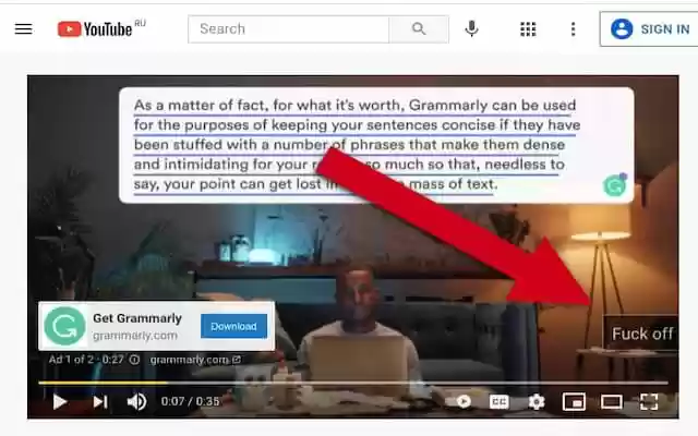 FuckOff.YT from Chrome web store to be run with OffiDocs Chromium online FuckOff.YT from Chrome web store to be run with OffiDocs Chromium online