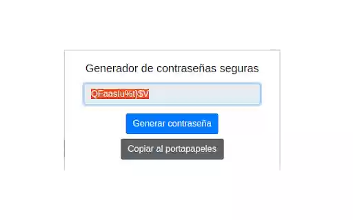 Generador de contraseñas seguras from Chrome web store to be run with OffiDocs Chromium online Generador de contraseñas seguras from Chrome web store to be run with OffiDocs Chromium online
