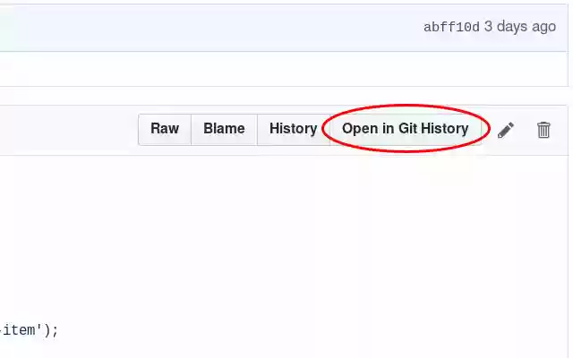 Git History Browser Extension from Chrome web store to be run with OffiDocs Chromium online Git History Browser Extension from Chrome web store to be run with OffiDocs Chromium online