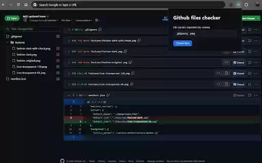 GitHub PR files checker from Chrome web store to be run with OffiDocs Chromium online GitHub PR files checker from Chrome web store to be run with OffiDocs Chromium online