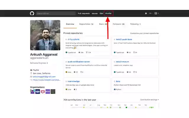 Github Profile Shortcut from Chrome web store to be run with OffiDocs Chromium online Github Profile Shortcut from Chrome web store to be run with OffiDocs Chromium online
