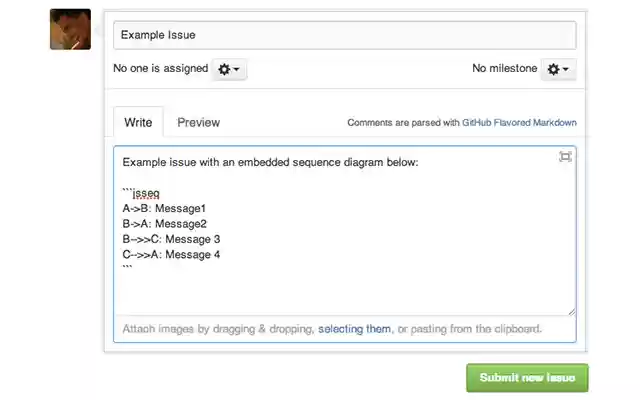 Github Sequence Diagrams from Chrome web store to be run with OffiDocs Chromium online Github Sequence Diagrams from Chrome web store to be run with OffiDocs Chromium online