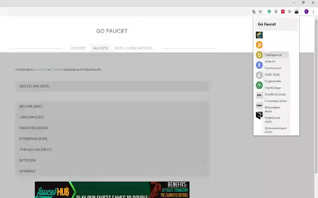 Go Faucet from Chrome web store to be run with OffiDocs Chromium online Go Faucet from Chrome web store to be run with OffiDocs Chromium online