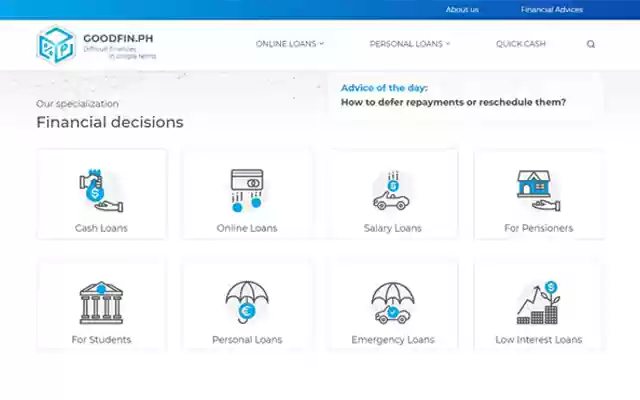 GoodFin Philippines from Chrome web store to be run with OffiDocs Chromium online GoodFin Philippines from Chrome web store to be run with OffiDocs Chromium online
