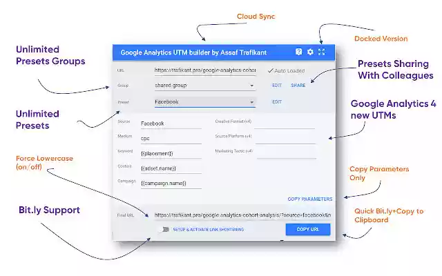 Google Analytics URL Builder from Chrome web store to be run with OffiDocs Chromium online Google Analytics URL Builder from Chrome web store to be run with OffiDocs Chromium online