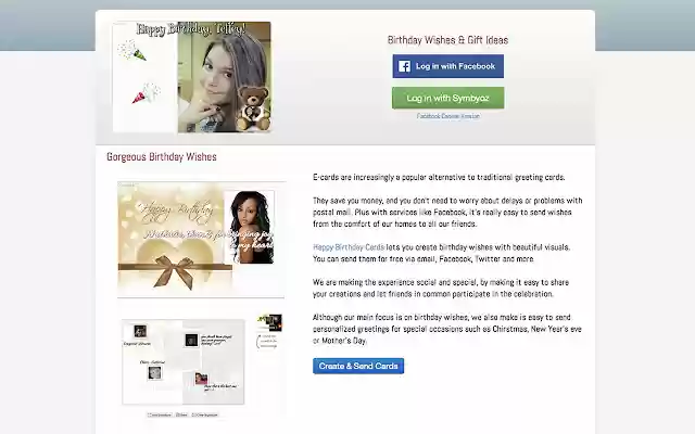 Happy Birthday Cards from Chrome web store to be run with OffiDocs Chromium online Happy Birthday Cards from Chrome web store to be run with OffiDocs Chromium online