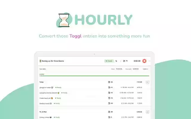 Hourly from Chrome web store to be run with OffiDocs Chromium online Hourly from Chrome web store to be run with OffiDocs Chromium online