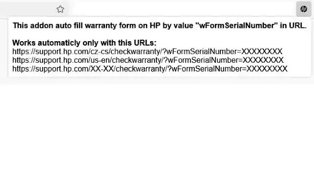 HP Warranty from Chrome web store to be run with OffiDocs Chromium online HP Warranty from Chrome web store to be run with OffiDocs Chromium online