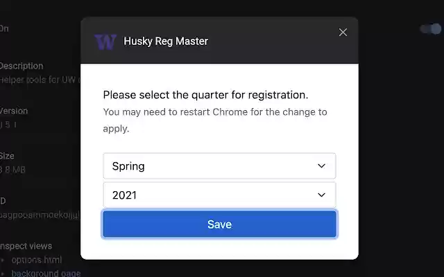 Husky Reg Master from Chrome web store to be run with OffiDocs Chromium online Husky Reg Master from Chrome web store to be run with OffiDocs Chromium online