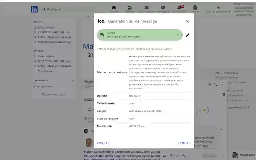 IceWriter AI LinkedIn® Message Generator from Chrome web store to be run with OffiDocs Chromium online IceWriter AI LinkedIn® Message Generator from Chrome web store to be run with OffiDocs Chromium online