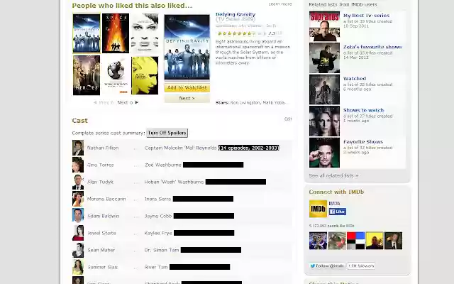 IMDb Hide Episode Spoilers from Chrome web store to be run with OffiDocs Chromium online IMDb Hide Episode Spoilers from Chrome web store to be run with OffiDocs Chromium online