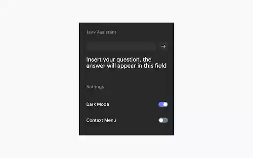 Javy: GPT 4 powered assistant from Chrome web store to be run with OffiDocs Chromium online Javy: GPT 4 powered assistant from Chrome web store to be run with OffiDocs Chromium online