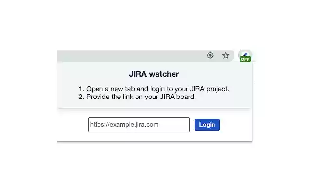 Jira Watcher from Chrome web store to be run with OffiDocs Chromium online Jira Watcher from Chrome web store to be run with OffiDocs Chromium online