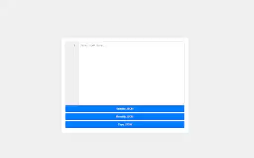 JSON Beautify from Chrome web store to be run with OffiDocs Chromium online JSON Beautify from Chrome web store to be run with OffiDocs Chromium online