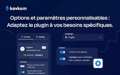 Kavkom Click to Call and Activity from Chrome web store to be run with OffiDocs Chromium online Kavkom Click to Call and Activity from Chrome web store to be run with OffiDocs Chromium online