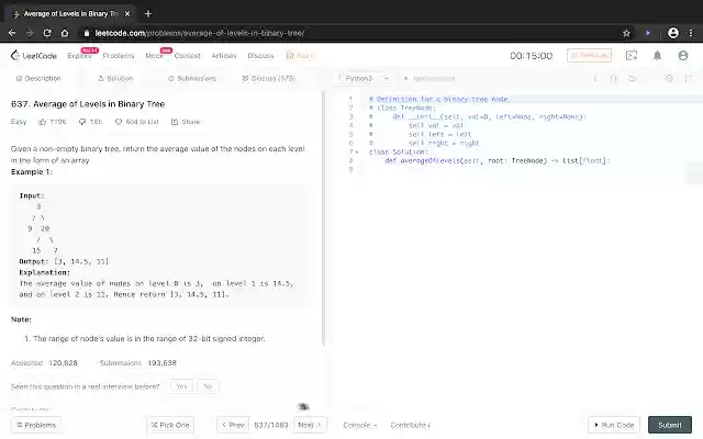 LeetCode Timer from Chrome web store to be run with OffiDocs Chromium online LeetCode Timer from Chrome web store to be run with OffiDocs Chromium online