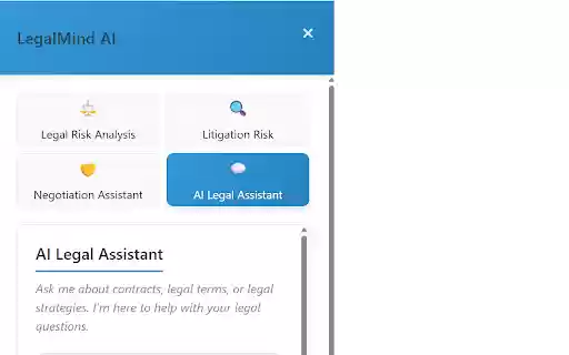 LegalMind AI from Chrome web store to be run with OffiDocs Chromium online LegalMind AI from Chrome web store to be run with OffiDocs Chromium online