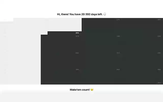 Lifecalendar Extension from Chrome web store to be run with OffiDocs Chromium online Lifecalendar Extension from Chrome web store to be run with OffiDocs Chromium online