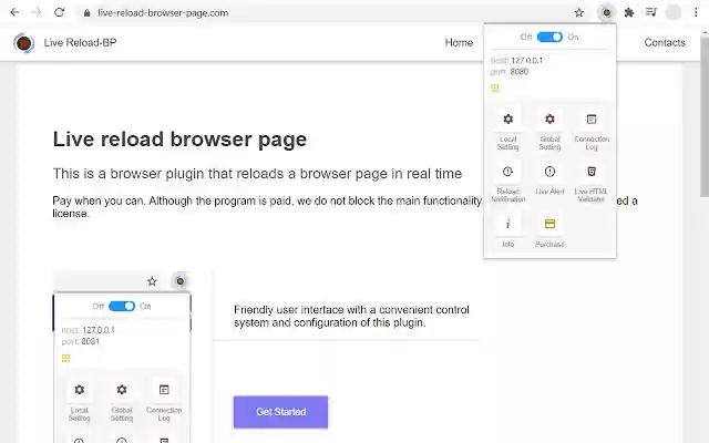 Live Reload Browser Page (Pro) from Chrome web store to be run with OffiDocs Chromium online Live Reload Browser Page (Pro) from Chrome web store to be run with OffiDocs Chromium online