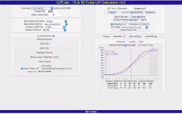 LUTCalc from Chrome web store to be run with OffiDocs Chromium online LUTCalc from Chrome web store to be run with OffiDocs Chromium online