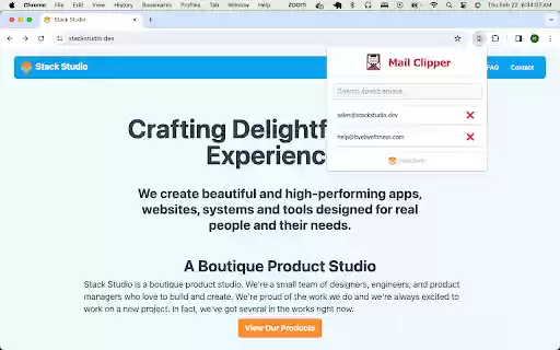 Mail Clipper from Chrome web store to be run with OffiDocs Chromium online Mail Clipper from Chrome web store to be run with OffiDocs Chromium online