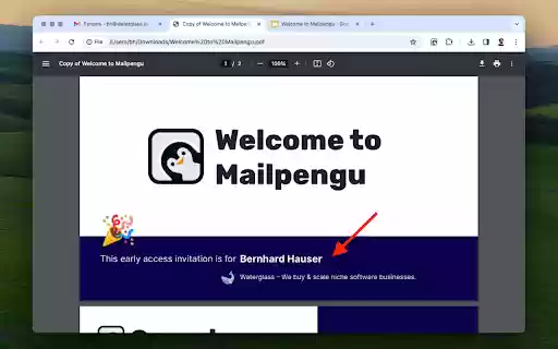 Mailpengu from Chrome web store to be run with OffiDocs Chromium online Mailpengu from Chrome web store to be run with OffiDocs Chromium online