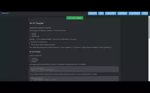 Markdown to PDF from Chrome web store to be run with OffiDocs Chromium online Markdown to PDF from Chrome web store to be run with OffiDocs Chromium online
