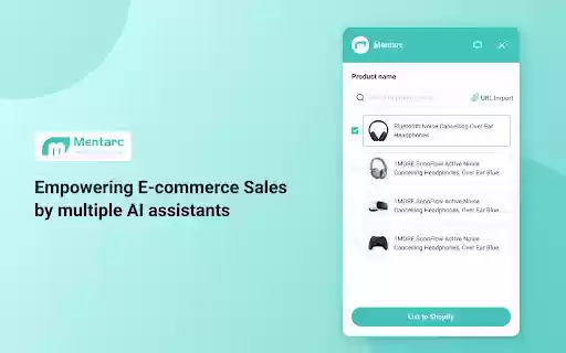 Mentarc, E commerce AI assistant from Chrome web store to be run with OffiDocs Chromium online Mentarc, E commerce AI assistant from Chrome web store to be run with OffiDocs Chromium online