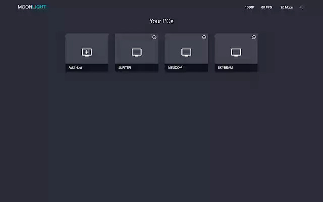 Moonlight Game Streaming from Chrome web store to be run with OffiDocs Chromium online Moonlight Game Streaming from Chrome web store to be run with OffiDocs Chromium online