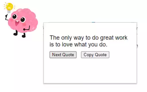 Motivational Quotes Generator from Chrome web store to be run with OffiDocs Chromium online Motivational Quotes Generator from Chrome web store to be run with OffiDocs Chromium online